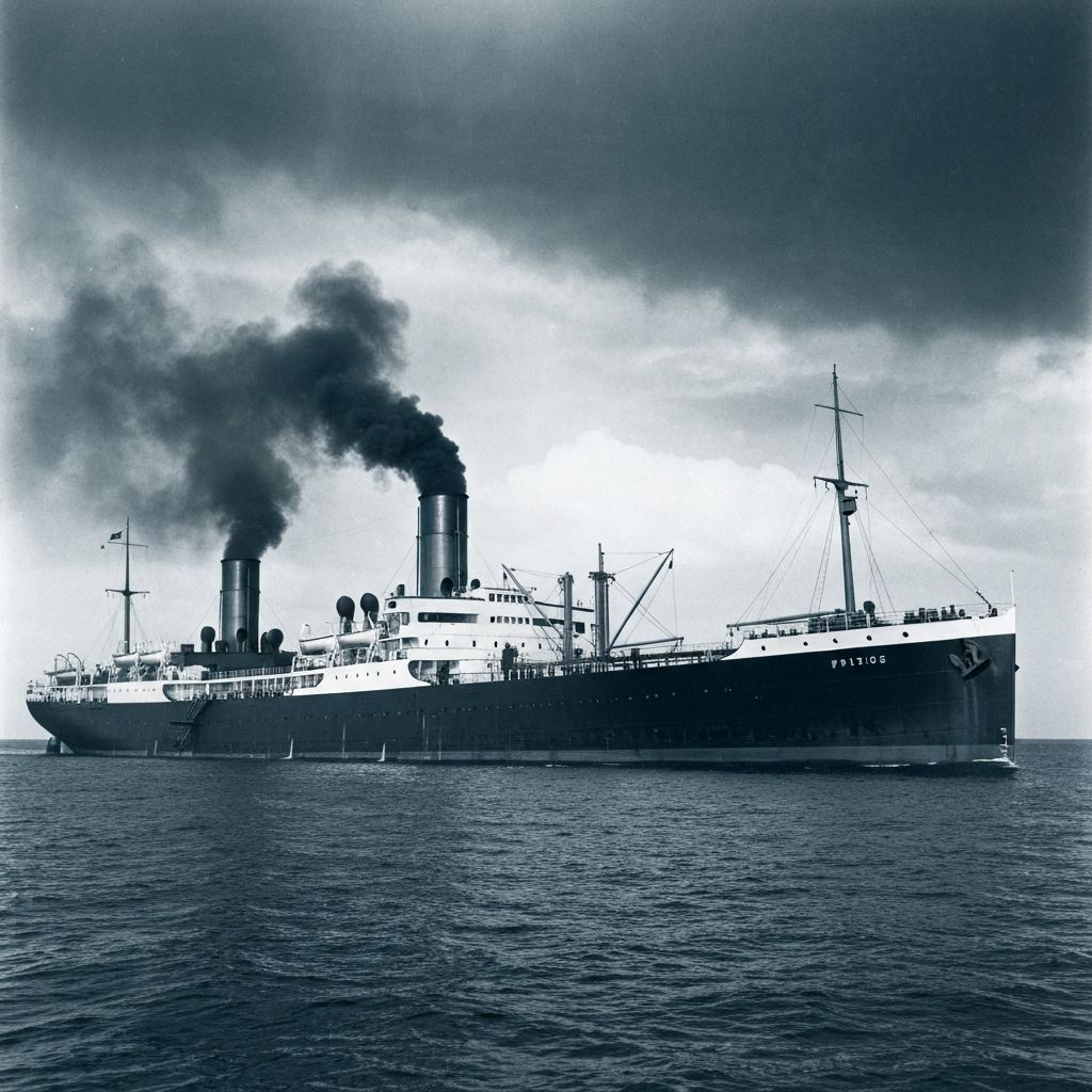 Historic British Loyalty oil tanker ship